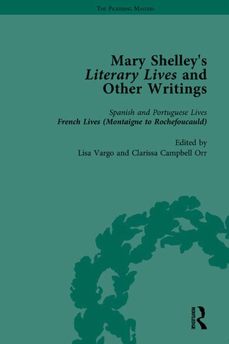 Mary Shelley's Literary Lives and Other Writings (PDF/EPUB Version)