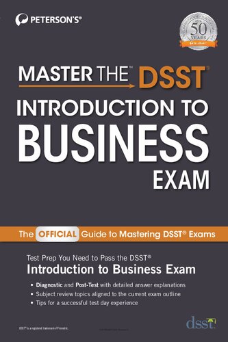 Master the DSST Introduction to Business Exam (PDF/EPUB Version)