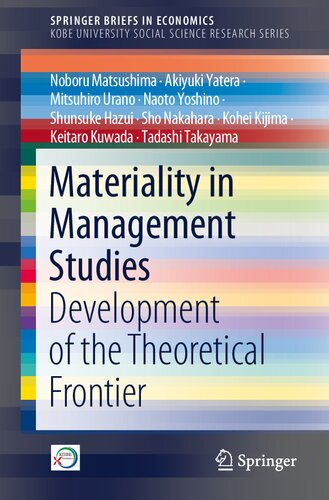 Materiality in Management Studies: Development of the Theoretical Frontier (SpringerBriefs in Economics) (PDF/EPUB Version)