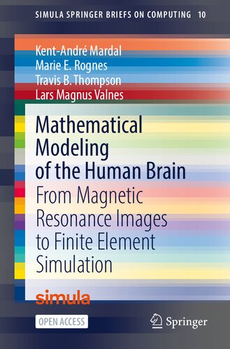 Mathematical Modeling of the Human Brain: From Magnetic Resonance Images to Finite Element Simulation (PDF/EPUB Version)