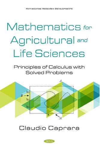 Mathematics for Agricultural and Life Sciences: Principles of Calculus with Solved Problems (PDF/EPUB Version)