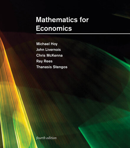 Mathematics for Economics (PDF/EPUB Version)