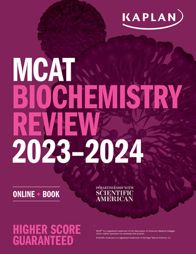 MCAT Biochemistry Review 2023-2024: Online + Book (PDF/EPUB Version)