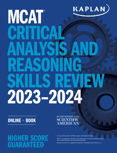 MCAT Critical Analysis and Reasoning Skills Review 2023-2024: Online + Book (PDF/EPUB Version)