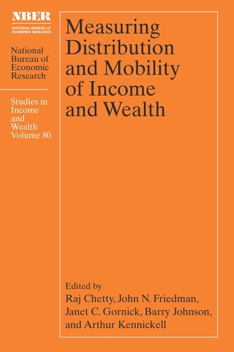 Measuring Distribution and Mobility of Income and Wealth (PDF/EPUB Version)