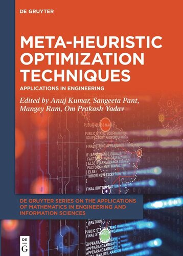 Meta-heuristic Optimization Techniques: Applications in Engineering (PDF/EPUB Version)
