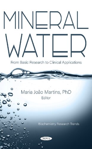 Mineral Water: From Basic Research to Clinical Applications (PDF/EPUB Version)