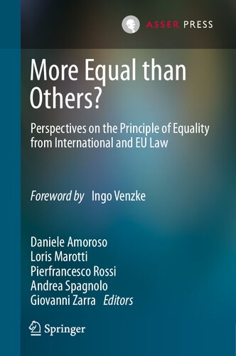 More Equal than Others?: Perspectives on the Principle of Equality from International and EU Law (PDF/EPUB Version)