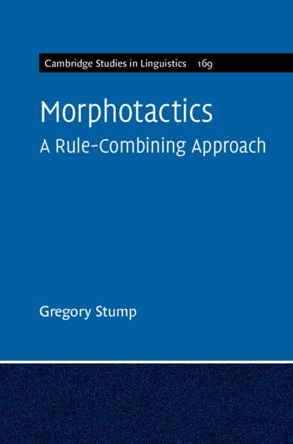 Morphotactics: A Rule-Combining Approach (PDF/EPUB Version)