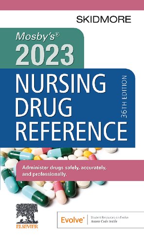 Mosby's 2023 Nursing Drug Reference (PDF/EPUB Version)