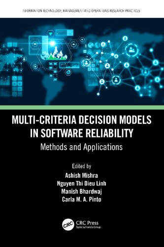 Multi-Criteria Decision Models in Software Reliability: Methods and Applications (PDF/EPUB Version)