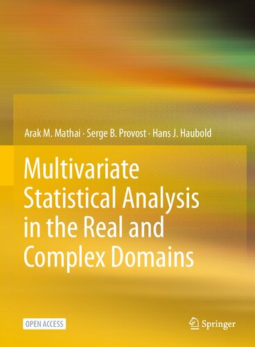 Multivariate Statistical Analysis in the Real and Complex Domains (PDF/EPUB Version)