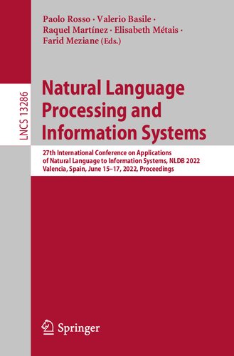 Natural Language Processing and Information Systems (Lecture Notes in Computer Science) (PDF/EPUB Version)