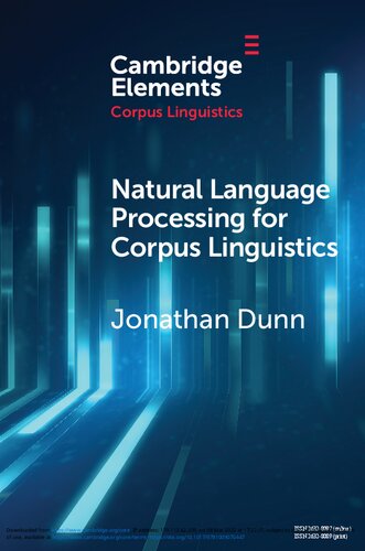 Natural Language Processing for Corpus Linguistics (PDF/EPUB Version)
