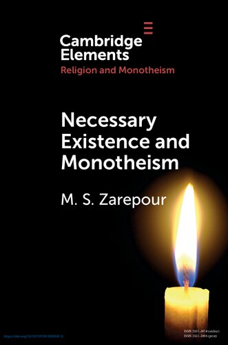 Necessary Existence and Monotheism - An Avicennian Account of the Islamic Conception of Divine Unity (PDF/EPUB Version)