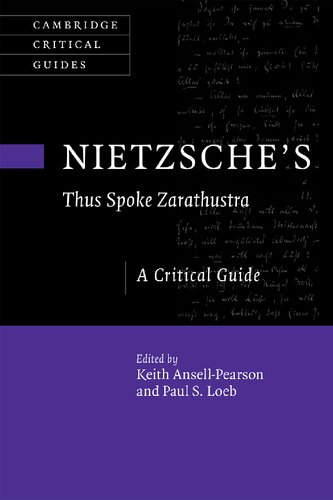 Nietzsche's ‘Thus Spoke Zarathustra': A Critical Guide (Cambridge Critical Guides) (PDF/EPUB Version)