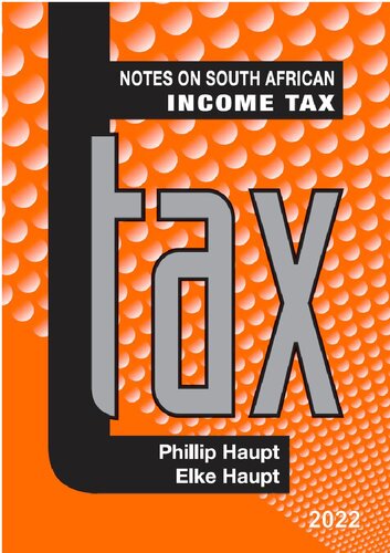 Notes on South African Income Tax 2022 (PDF/EPUB Version)