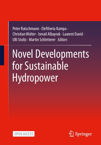 Novel Developments for Sustainable Hydropower (PDF/EPUB Version)