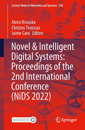 Novel & Intelligent Digital Systems: Proceedings of the 2nd International Conference (NiDS 2022) (Lecture Notes in Networks and Systems) (PDF/EPUB Version)