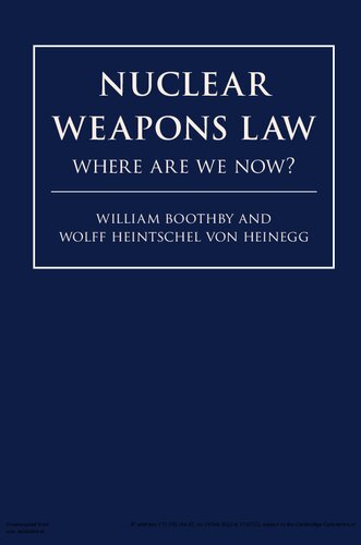 Nuclear Weapons Law: Where Are We Now? (PDF/EPUB Version)