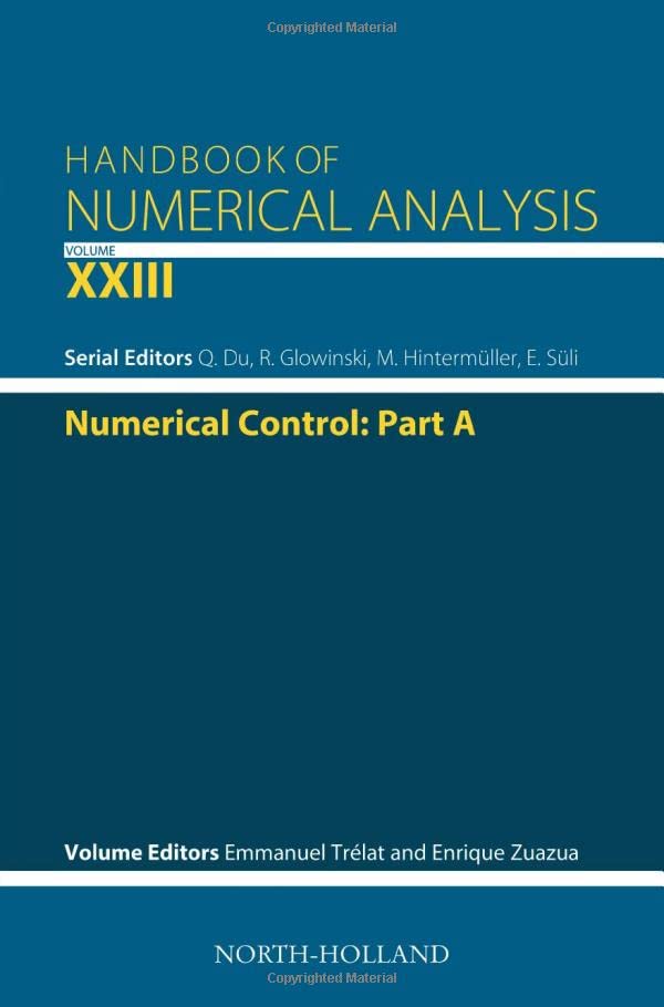 Numerical Control: Part A (Volume 23) (Handbook of Numerical Analysis, Volume 23) (PDF/EPUB Version)