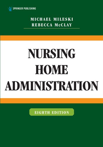 Nursing Home Administration (PDF/EPUB Version)