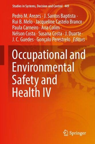 Occupational and Environmental Safety and Health IV (PDF/EPUB Version)