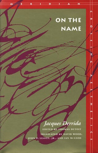 On the Name (PDF/EPUB Version)