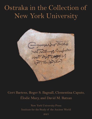 Ostraka in the Collection of New York University (PDF/EPUB Version)