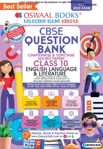 Oswaal CBSE Chapterwise & Topicwise Question Bank Class 10 English Language & Literature Book (For 2023 Exam) (PDF/EPUB Version)