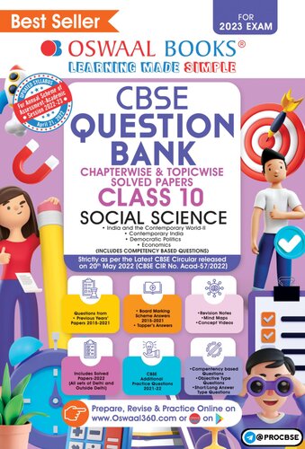 Oswaal CBSE Chapterwise & Topicwise Question Bank Class 10 Social Science Book (For 2022-23 Exam) (PDF/EPUB Version)