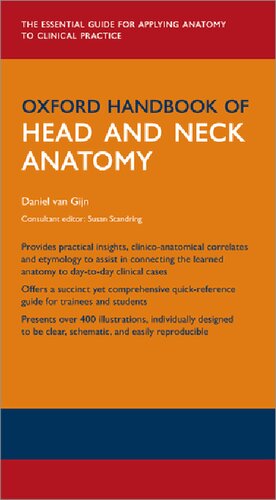 Oxford Handbook of Head and Neck Anatomy (PDF/EPUB Version)
