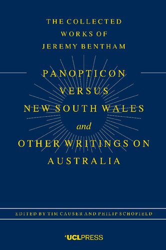 Panopticon Versus New South Wales And Other Writings On Australia (PDF/EPUB Version)