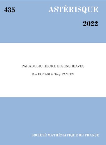 Parabolic Hecke eigensheaves (PDF/EPUB Version)