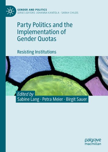 Party Politics and the Implementation of Gender Quotas: Resisting Institutions (PDF/EPUB Version)