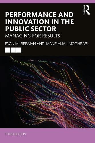 Performance and Innovation in the Public Sector: Managing for Results (PDF/EPUB Version)