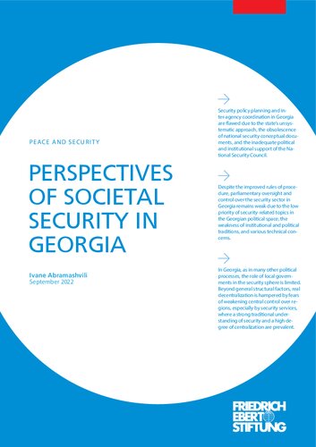 PERSPECTIVES OF SOCIETAL SECURITY IN GEORGIA (PDF/EPUB Version)