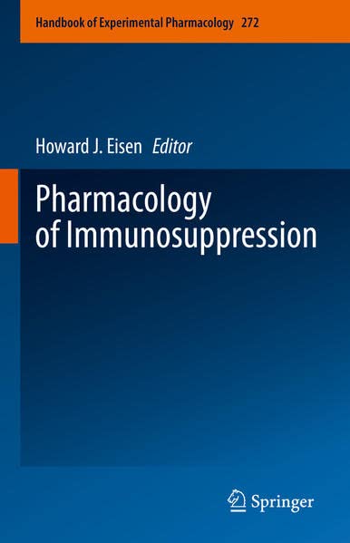 Pharmacology of Immunosuppression (PDF/EPUB Version)