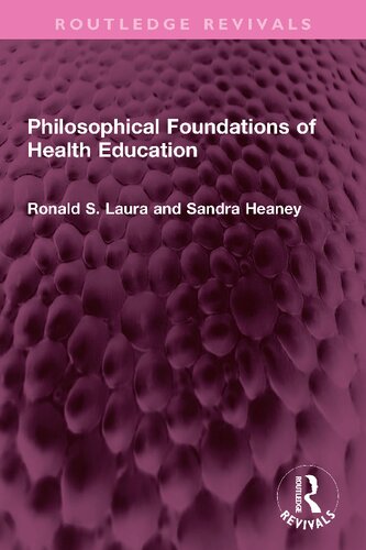 Philosophical Foundations of Health Education (PDF/EPUB Version)
