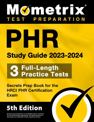 PHR Study Guide 2023-2024 - 3 Full-Length Practice Tests, Secrets Prep Book for the HRCI PHR Certification Exam: (PDF/EPUB Version)