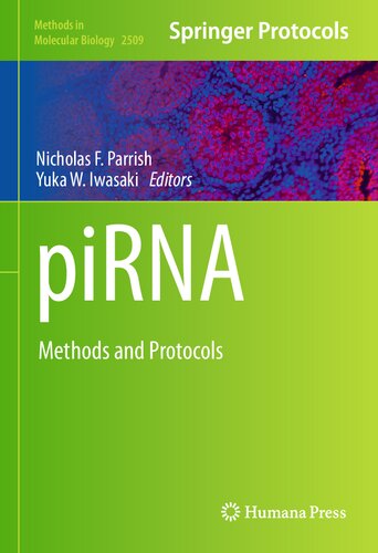 piRNA: Methods and Protocols (PDF/EPUB Version)