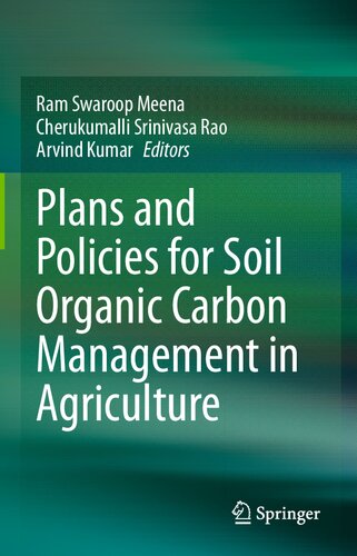 Plans and Policies for Soil Organic Carbon Management in Agriculture (PDF/EPUB Version)