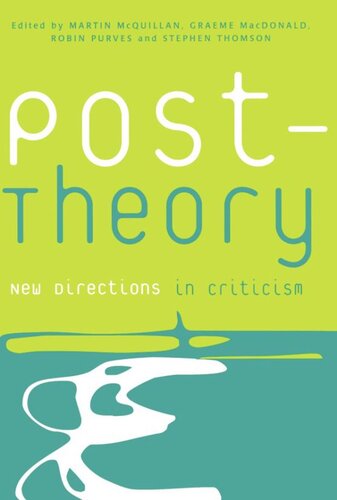 Post-Theory: New Directions in Criticism (PDF/EPUB Version)
