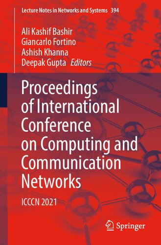 Proceedings of International Conference on Computing and Communication Networks: ICCCN 2021 (PDF/EPUB Version)
