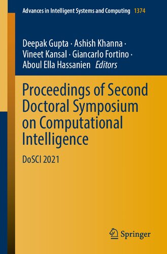 Proceedings of Second Doctoral Symposium on Computational Intelligence : DoSCI 2021 (PDF/EPUB Version)