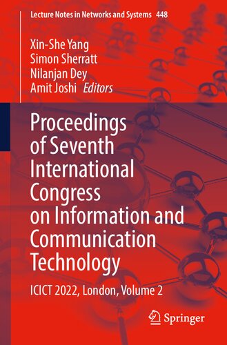 Proceedings of Seventh International Congress on Information and Communication Technology: ICICT 2022, London, Volume 2 (Lecture Notes in Networks and Systems, 448) (PDF/EPUB Version)