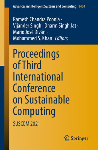 Proceedings of Third International Conference on Sustainable Computing: SUSCOM 2021 (PDF/EPUB Version)