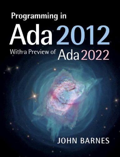 Programming in Ada 2012 with a Preview of Ada 2022 (PDF/EPUB Version)