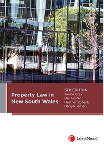Property Law in New South Wales (PDF/EPUB Version)