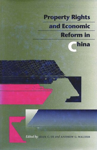 Property Rights and Economic Reform in China (PDF/EPUB Version)